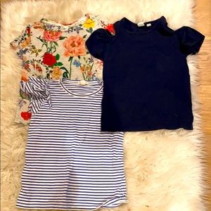 3 girls shirts bundle